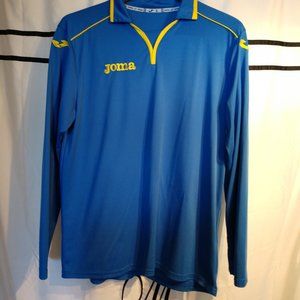 Joma L/S Soccer Jersey with Johnny Collar (XL)